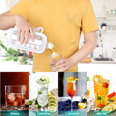 2-in-1 Ice Cube Tray Kettle – Portable Ice Sphere Maker for Instant Chilling Anywhere