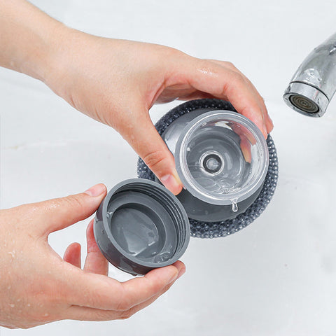 Liquid inserting Pot Washing Scrub