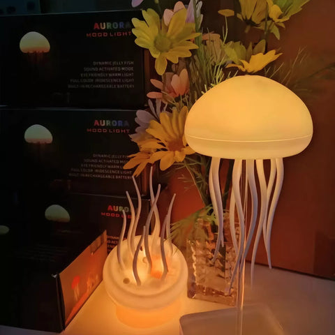 Jellyfish Mood Lamp – Soothing Light, Magical Vibes, Sound Reactive